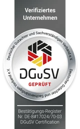 DGuSV-Siegel: Verifiziertes Unternehmen
